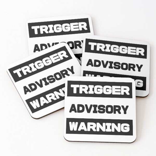 Item preview, Trigger Advisory Warning designed and sold by aberdeenmad.