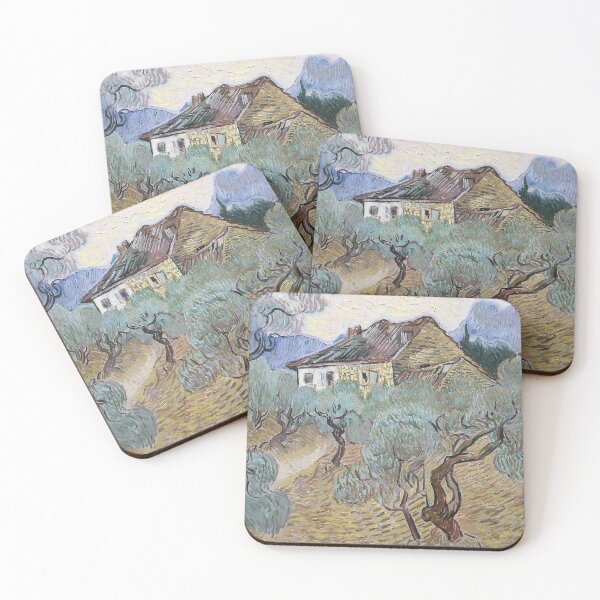 Item preview, Vincent van Gogh's The White Cottage Among the Olive Trees designed and sold by mosfunky.