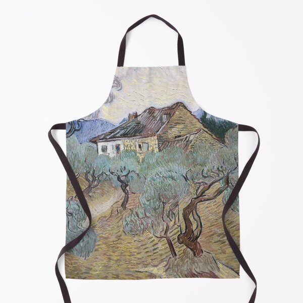 Item preview, Vincent van Gogh's The White Cottage Among the Olive Trees designed and sold by mosfunky.