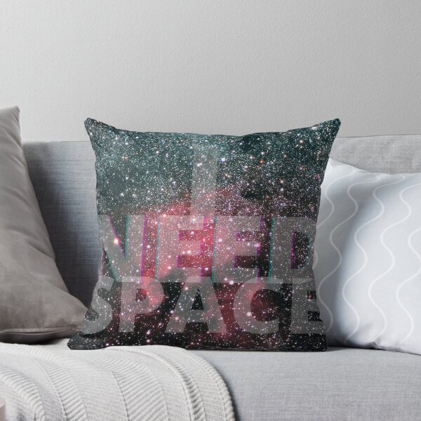 Item preview, I Need Space - Red Starry Galaxy designed and sold by Quirkdom.