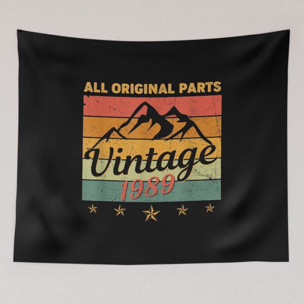 Item preview, Mens 1989 Birthday Vintage Mountain Design 1989 All Original Part  designed and sold by bessiey23.