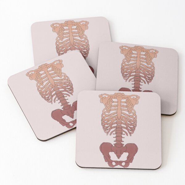 Item preview, Mauve ombré rib cage pattern  designed and sold by Death-byart.