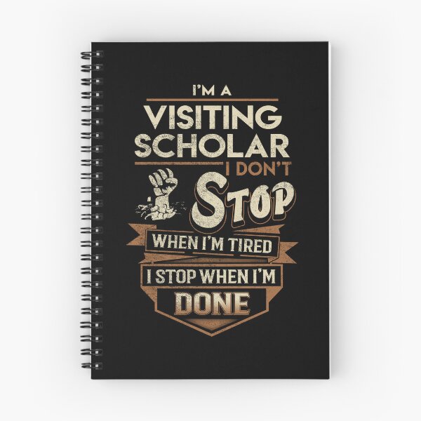 Item preview, Visiting Scholar T Shirt - I Stop When Done Job Gift Item Tee designed and sold by paneczkopat.