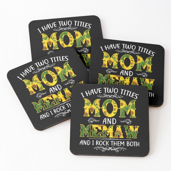 Item preview, I Have Two Titles Mom And Memaw Sunflower Mothers Day  designed and sold by jennifera11.