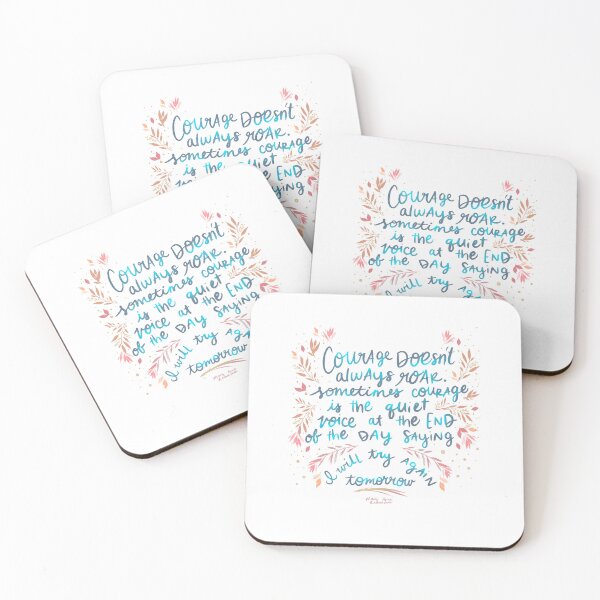 Item preview, Mary Anne Radmacher Quote  designed and sold by GladYoureHere.
