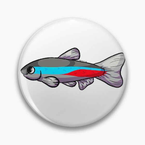 Item preview, Neon tetra designed and sold by DoomsageDoodles.