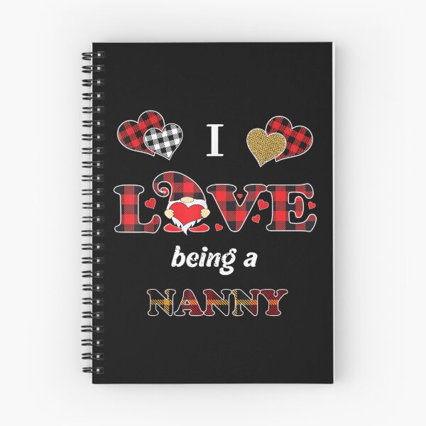 Item preview, I Love Being Nanny Cute Gnomes Valentines Day Matching  designed and sold by jennifera11.
