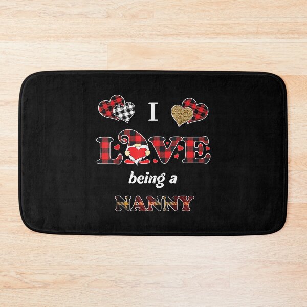 Item preview, I Love Being Nanny Cute Gnomes Valentines Day Matching  designed and sold by jennifera11.