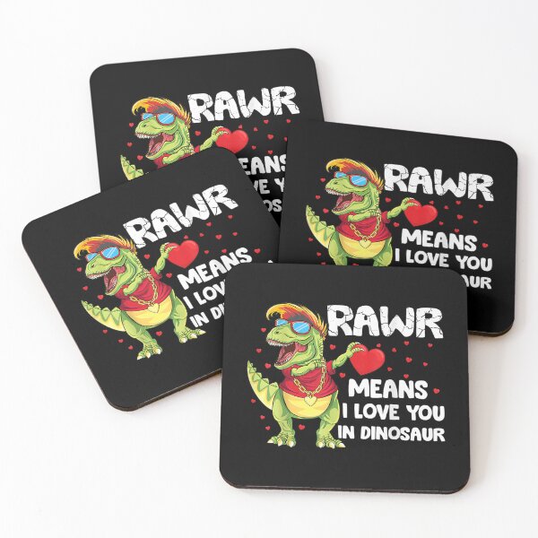 Item preview, Rawr Means I Love You In Dinosaur Dab T Rex Valentines Day  designed and sold by bessiey23.