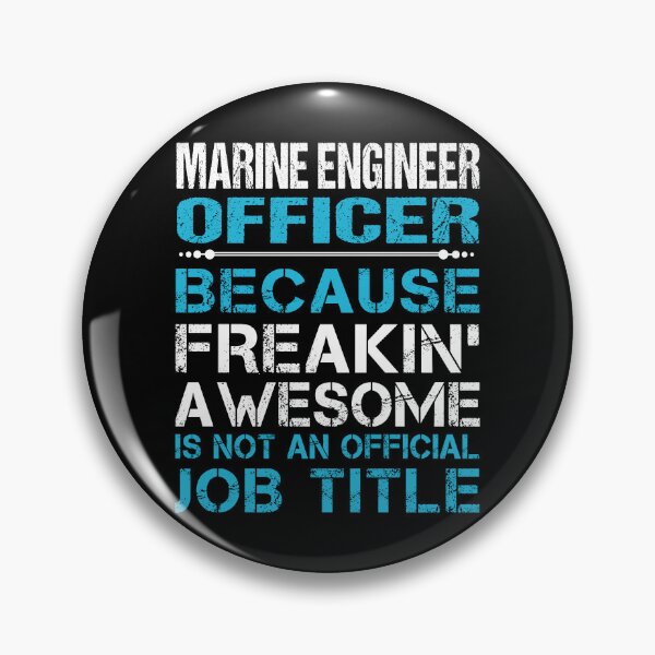 Item preview, Marine Engineer Officer T Shirt - Freaking Awesome Job Gift Item Tee designed and sold by oetate4774.