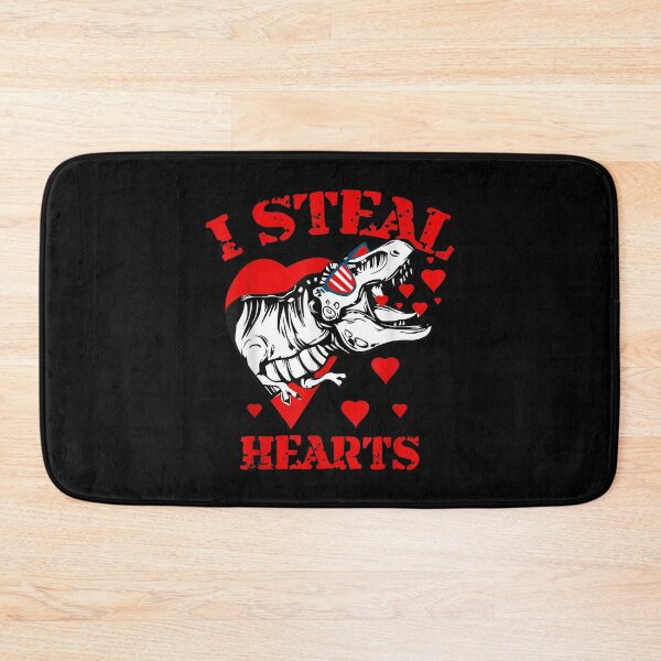 Item preview, Valentines Day Kids Dinosaur T Rex Lover I Steal Hearts  designed and sold by bessiey23.