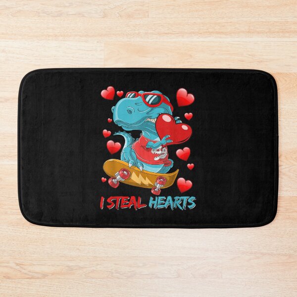 Item preview, Valentines Day Kids Dinosaur T Rex Lover I Steal Hearts  designed and sold by jennifera11.