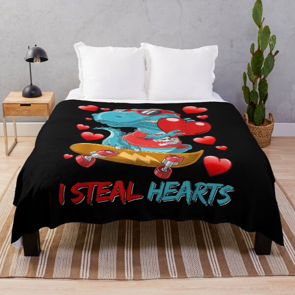 Item preview, Valentines Day Kids Dinosaur T Rex Lover I Steal Hearts designed and sold by jennifera11.