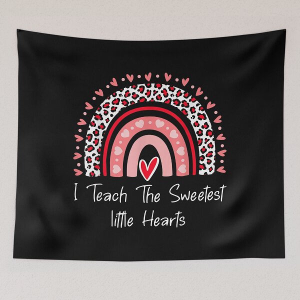 Item preview, I Teach The Sweetest Hearts Rainbow Teacher Valentines Day  designed and sold by bessiey23.