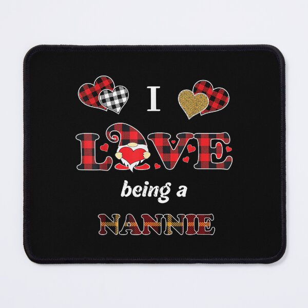 Item preview, I Love Being Nannie Cute Gnomes Valentines Day Matching designed and sold by jennifera11.