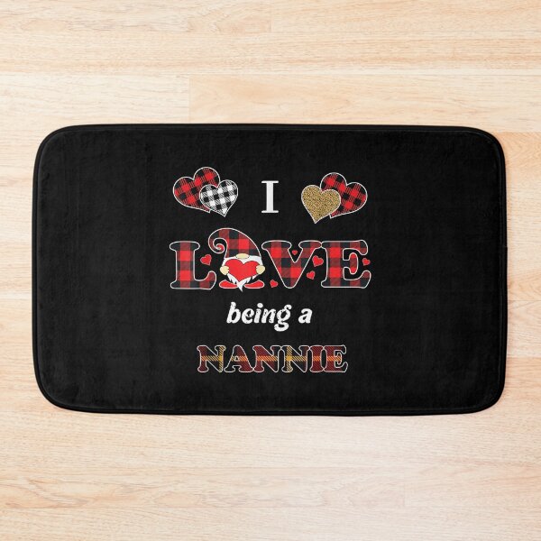 Item preview, I Love Being Nannie Cute Gnomes Valentines Day Matching  designed and sold by jennifera11.