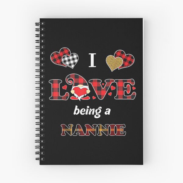 Item preview, I Love Being Nannie Cute Gnomes Valentines Day Matching  designed and sold by jennifera11.