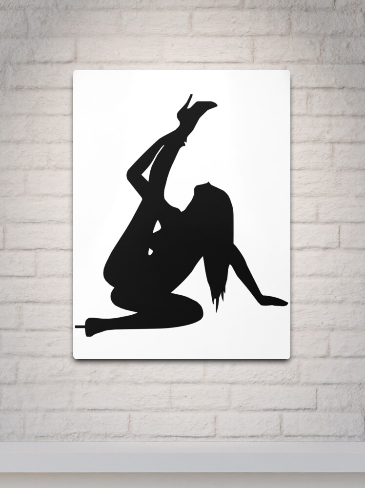 Woman Body silhouette art' Poster, picture, metal print, paint by LCW17