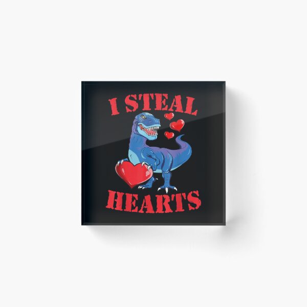 Item preview, Valentines Day Dinosaur I Steal Hearts Gifts For Boys  designed and sold by bessiey23.
