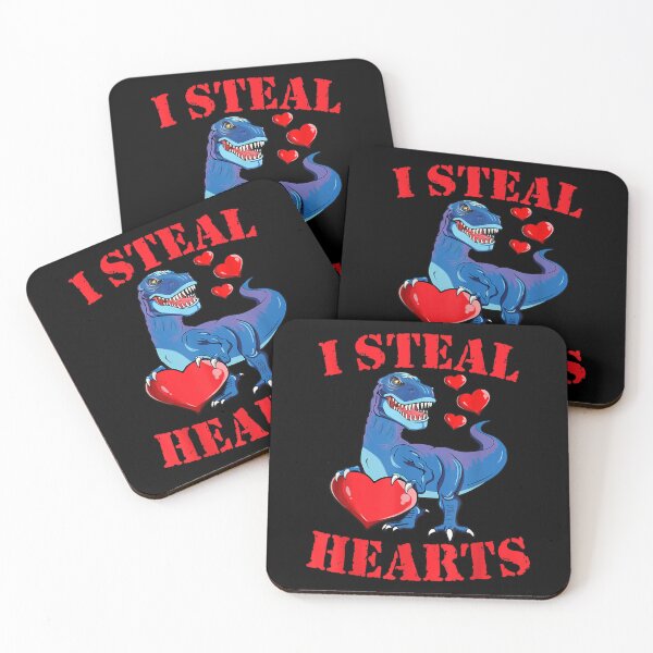 Item preview, Valentines Day Dinosaur I Steal Hearts Gifts For Boys  designed and sold by bessiey23.