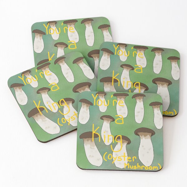 Item preview, You’re a king (oyster mushroom) designed and sold by artemisizzy.