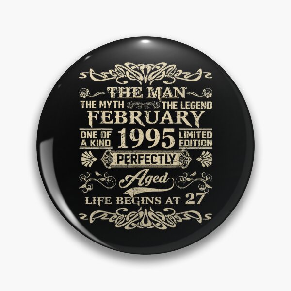 Item preview, 27th Birthday The Man Myth Legend February 1995  designed and sold by bessiey23.