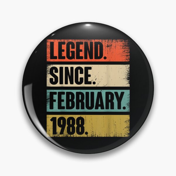Item preview, 34 Year Old Gift Legend Since February 1988 34th Birthday  designed and sold by cysandy.
