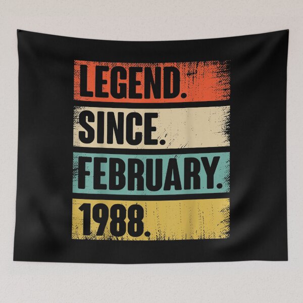 Item preview, 34 Year Old Gift Legend Since February 1988 34th Birthday  designed and sold by cysandy.