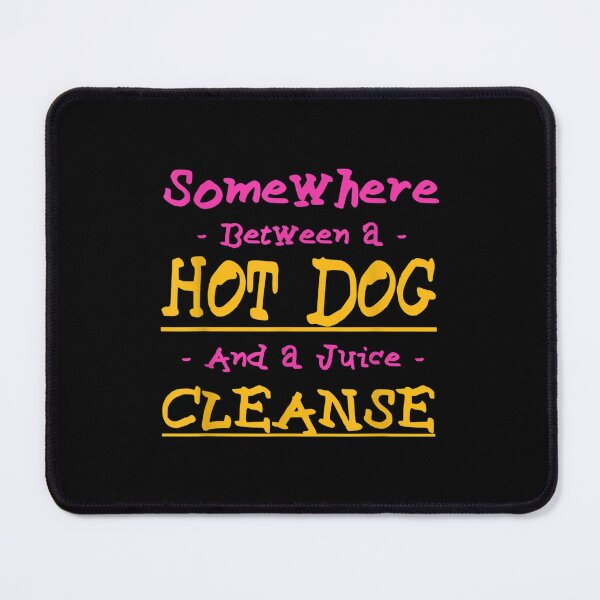 Item preview, Funny Hot Dog And A Juice Cleanse Foodie Sausage  designed and sold by bessiey23.