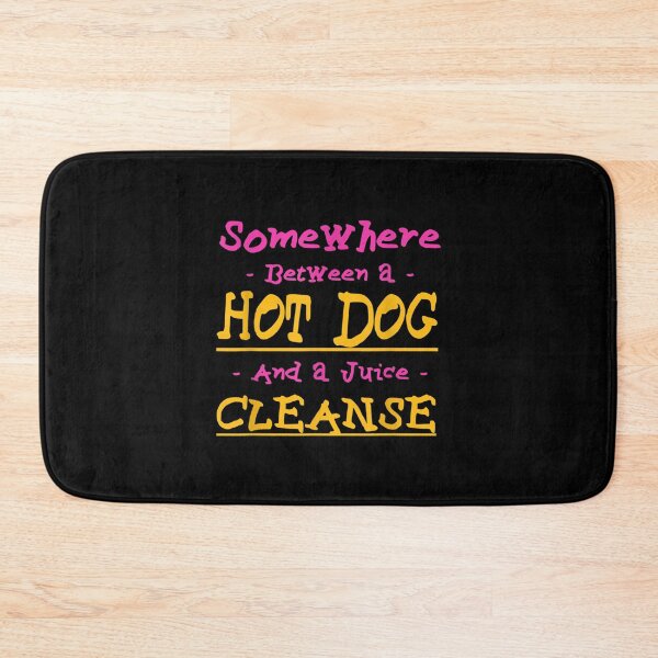 Item preview, Funny Hot Dog And A Juice Cleanse Foodie Sausage  designed and sold by bessiey23.