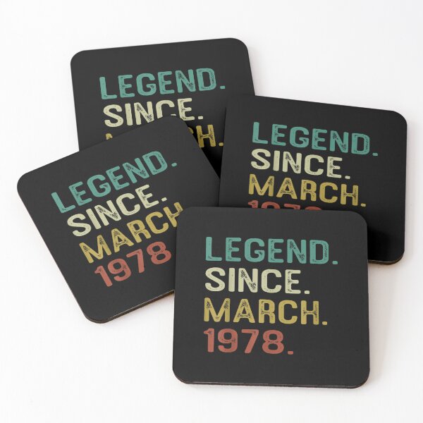 Item preview, Legend Since March 1978 44th Bday Gift 44 Years Old Men  designed and sold by jennifera11.