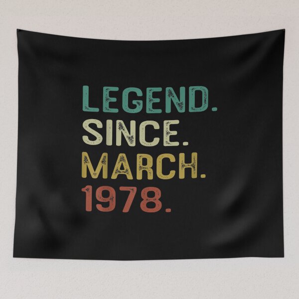 Item preview, Legend Since March 1978 44th Bday Gift 44 Years Old Men  designed and sold by jennifera11.