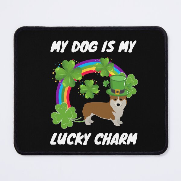 Item preview, My Dog Is My Lucky Charm St Patrick's Day - Lucky Charm corgi Dog Gift designed and sold by BronikowskiART.