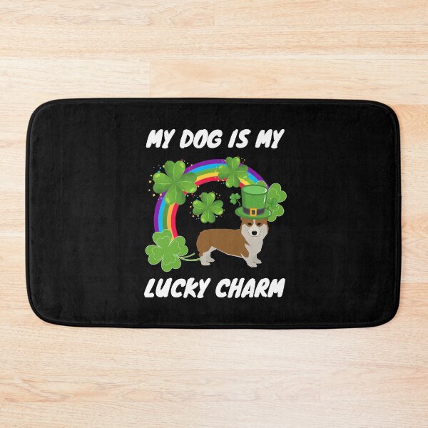 Item preview, My Dog Is My Lucky Charm St Patrick's Day - Lucky Charm corgi Dog Gift designed and sold by BronikowskiART.
