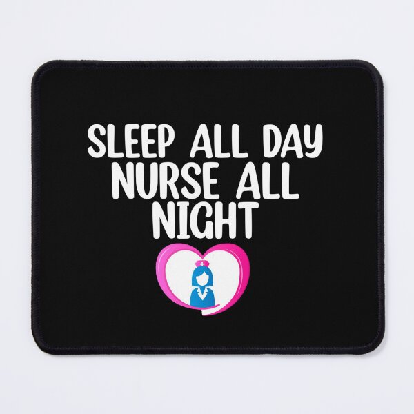 Item preview, Sleep all day nurse all night designed and sold by Mr Wolf.