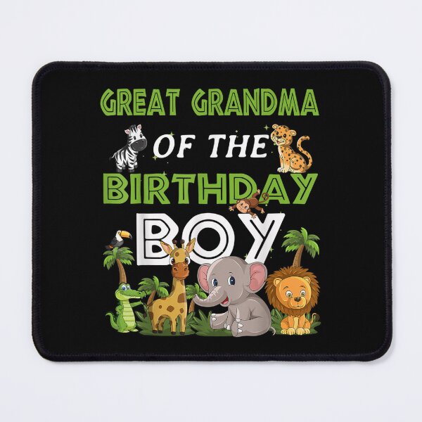 Item preview, Great Grandma Of The Birthday Boy Zoo Theme Animal Party designed and sold by cysandy.