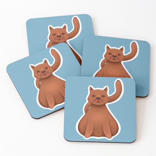 Item preview, Fat Brown Cat designed and sold by Katharine Lesser.