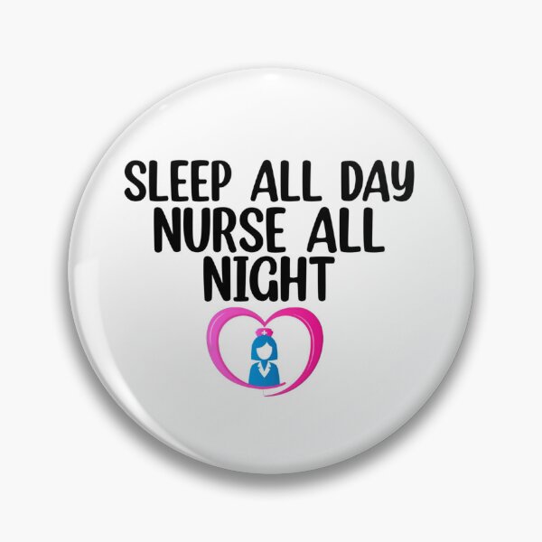 Item preview, Sleep all day nurse all night designed and sold by Mr Wolf.