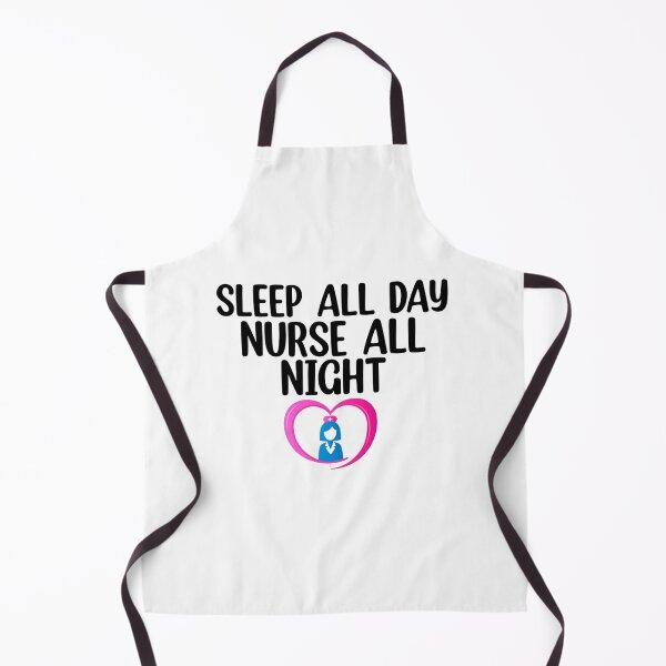 Item preview, Sleep all day nurse all night designed and sold by Mr Wolf.