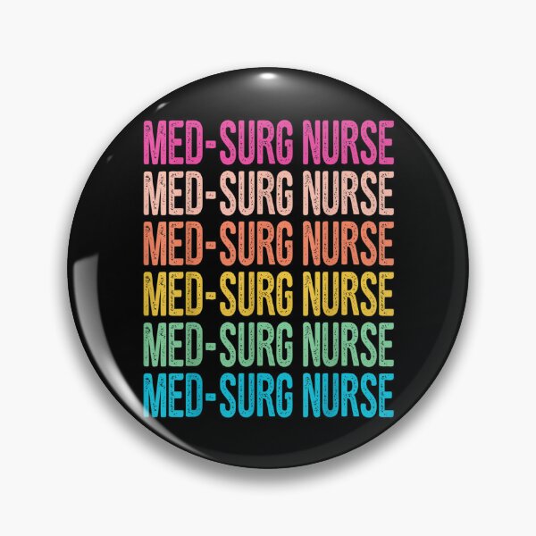 Item preview, Med Surg Nurse Retro Rainbow Medical Surgical Nurses  designed and sold by cysandy.