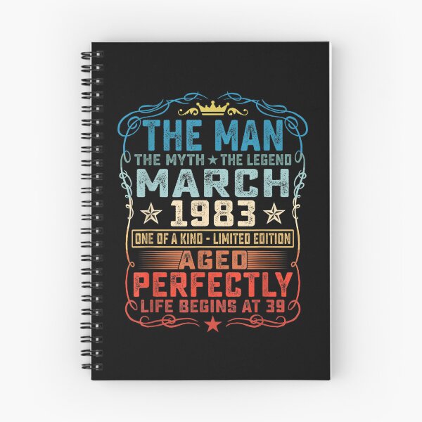 Item preview, March 1983 Man Myth Legend 39th Bday 39 Years Old  designed and sold by bessiey23.