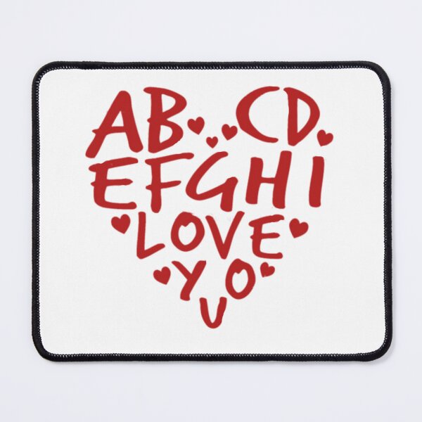 Item preview, ABC Alphabet I Love You English Teacher Valentines Day designed and sold by StoreRahhal.