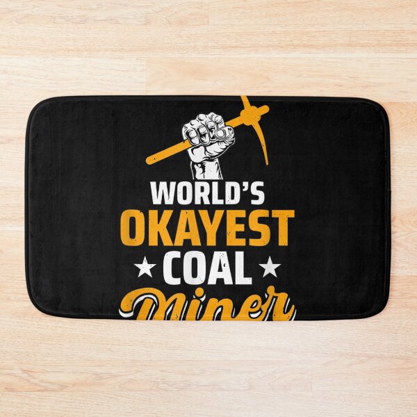 Item preview, Mens Worlds Okayest Coal Miner Mining Coal Miner  designed and sold by cysandy.