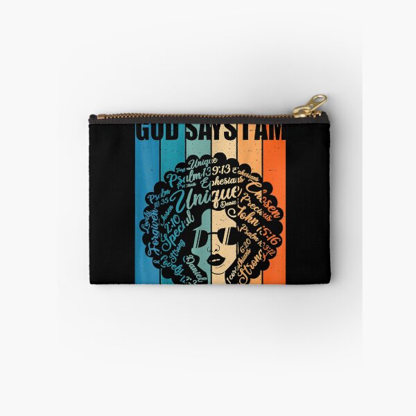 Item preview, Black History Month African American Afro Girl God Say I Am  designed and sold by bessiey23.