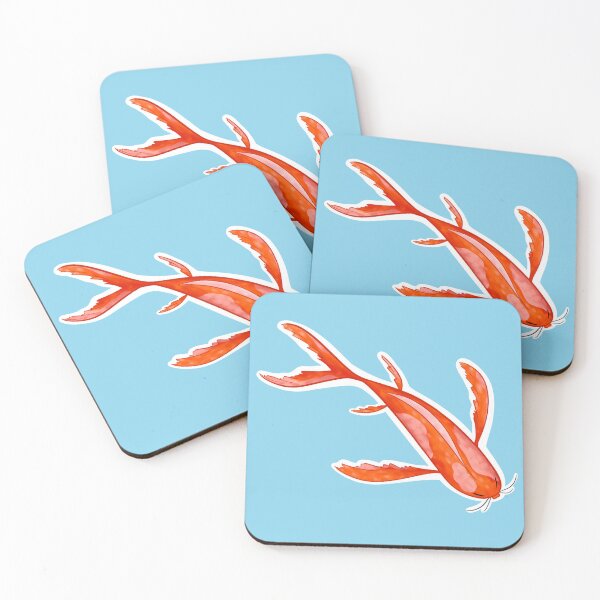 Item preview, Orange and Pink Koi Fish designed and sold by Katharine Lesser.