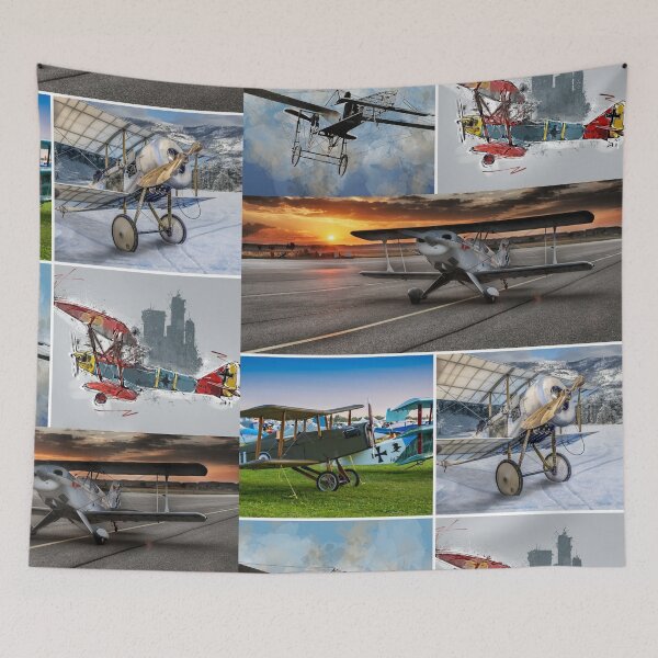 Item preview, Classic Vintage Planes Montage #2 designed and sold by Krispsm.