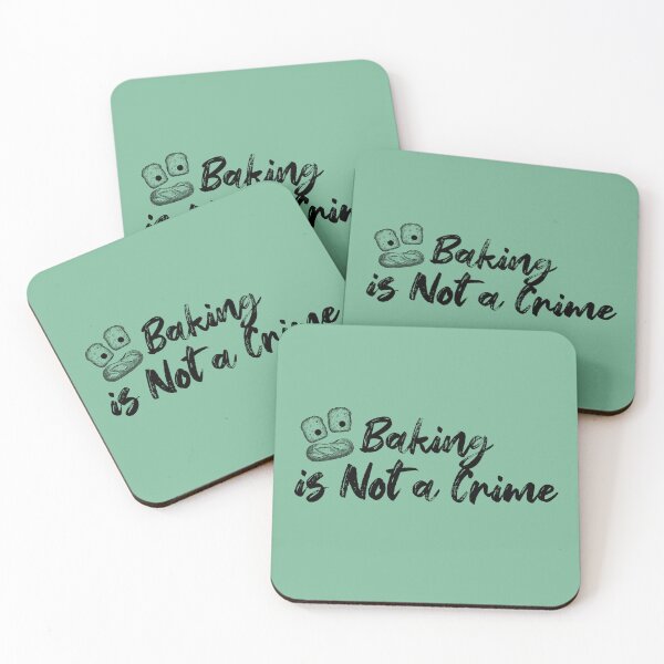 Item preview, Baking is not a crime designed and sold by emm-j.