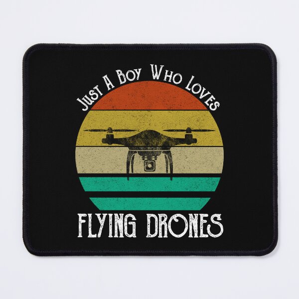 Item preview, Just A Boy Who Loves Flying Drones designed and sold by Cat Lady Designs.