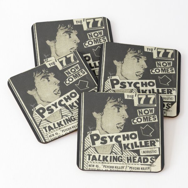 Item preview, Psycho Killer - Talking Heads post-punk concert poster 1977 Classic designed and sold by MariaRivera47.