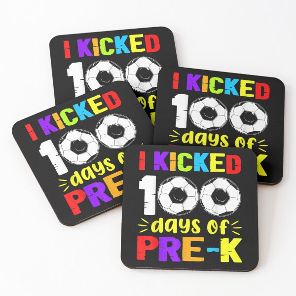 Item preview, I Kicked 100 Days Happy 100th Day Soccer Pre K  designed and sold by jennifera11.